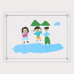 패브릭 포스터(액자형-가로)