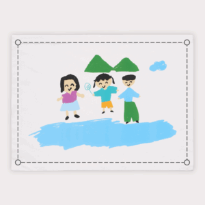 패브릭 포스터(액자형-가로)