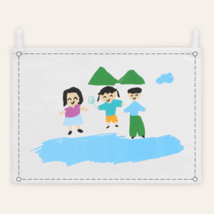 패브릭 포스터(고리형-가로)