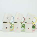 픽셀 과일 머그컵  6종 세트