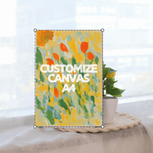 커스텀 캔버스 액자 (A4)  21cm*29.7cm