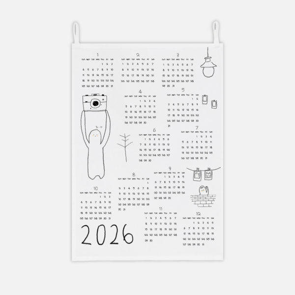 2026년 패브릭 김치 달력